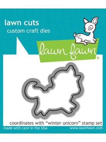 Lawn Fawn - Winter Unicorn - Cuts